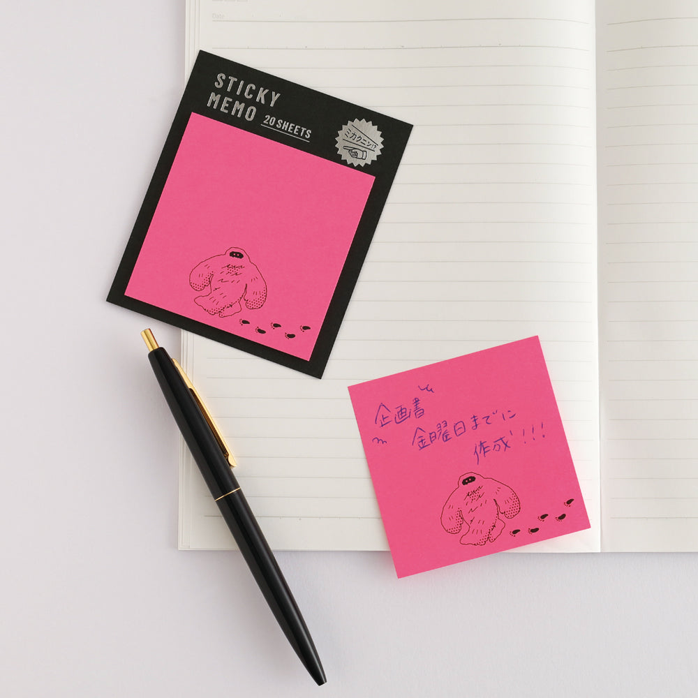 Mikakunin Fluorescent Sticky Notes