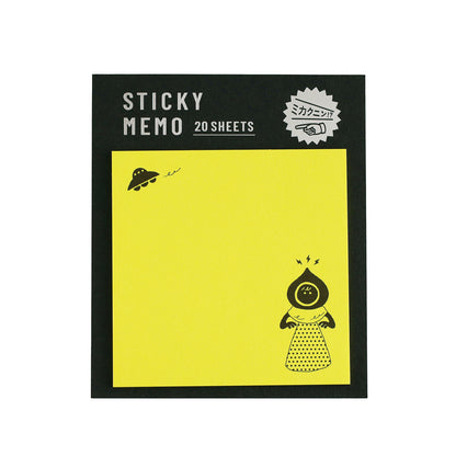 Mikakunin Fluorescent Sticky Notes