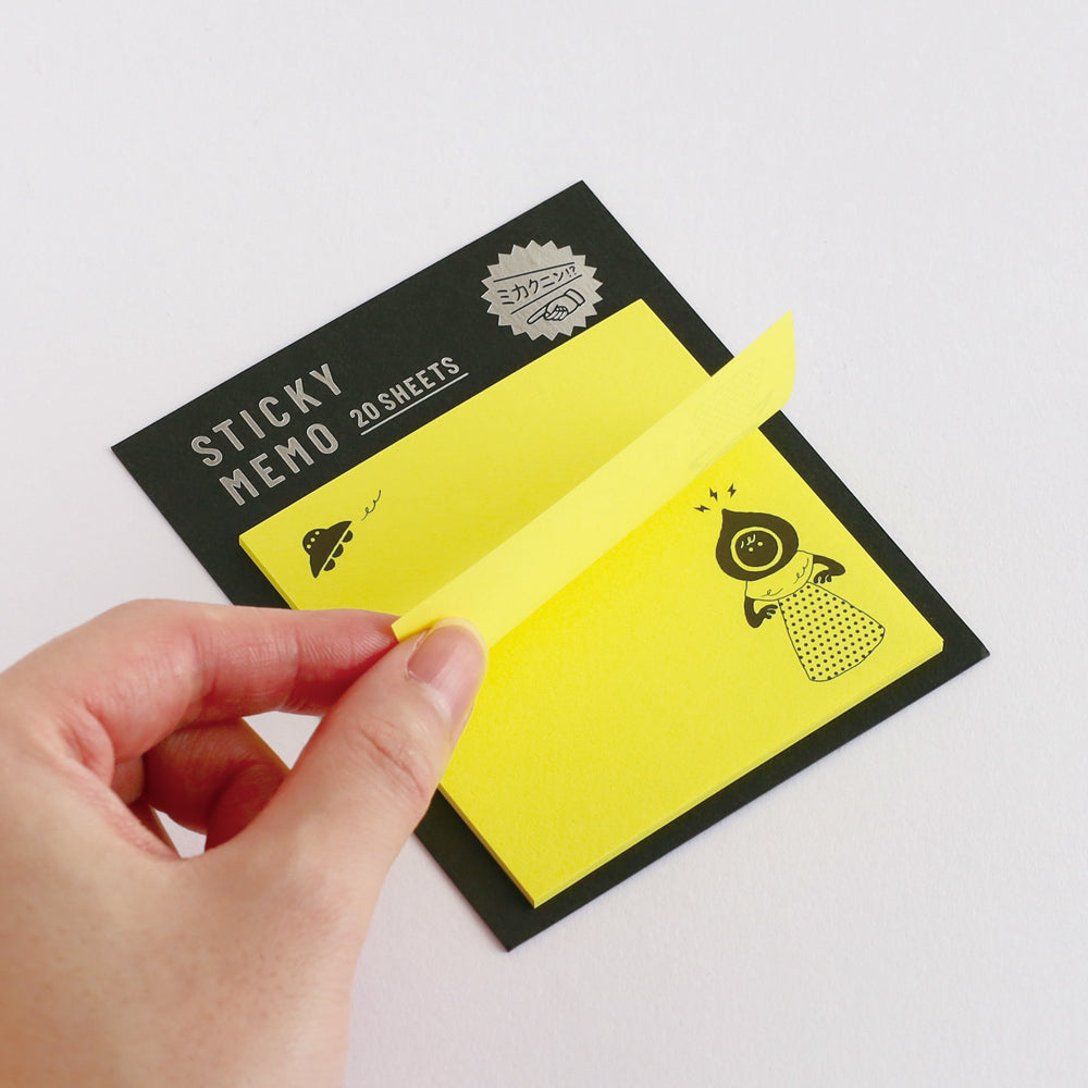 Mikakunin Fluorescent Sticky Notes