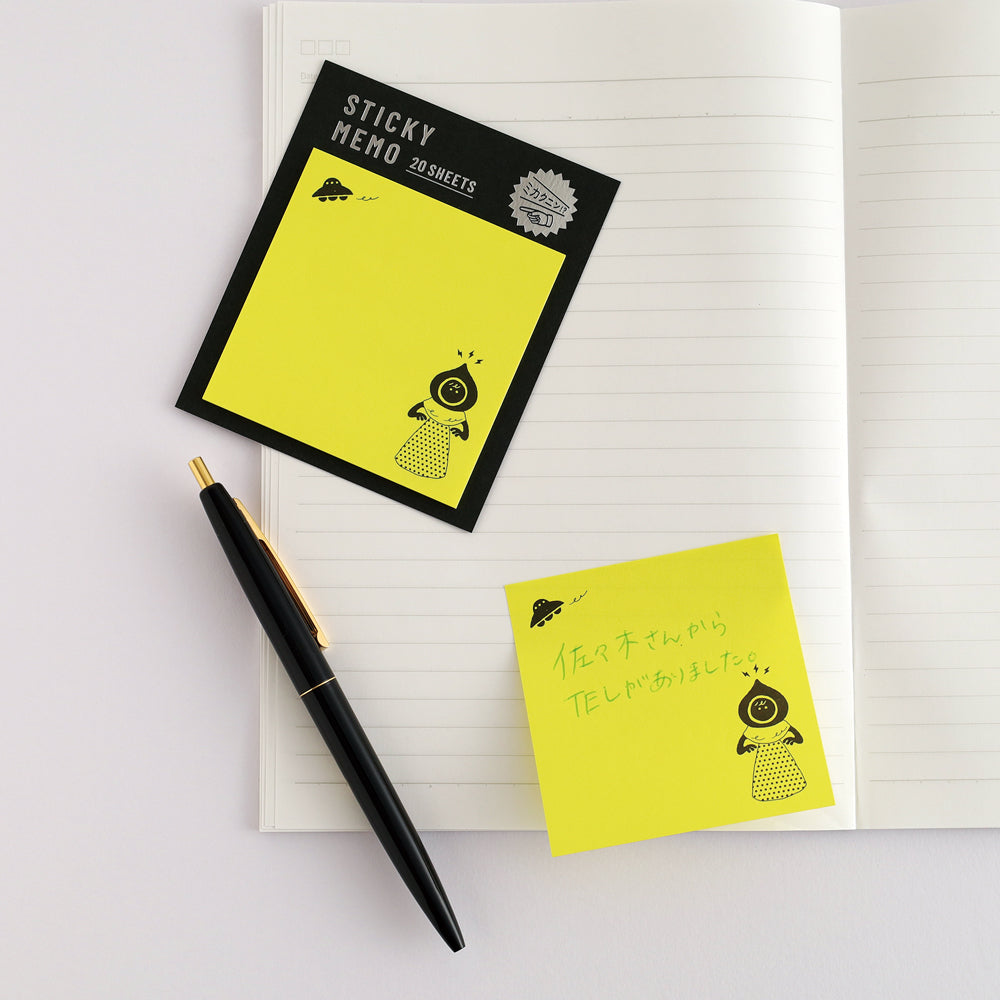 Mikakunin Fluorescent Sticky Notes
