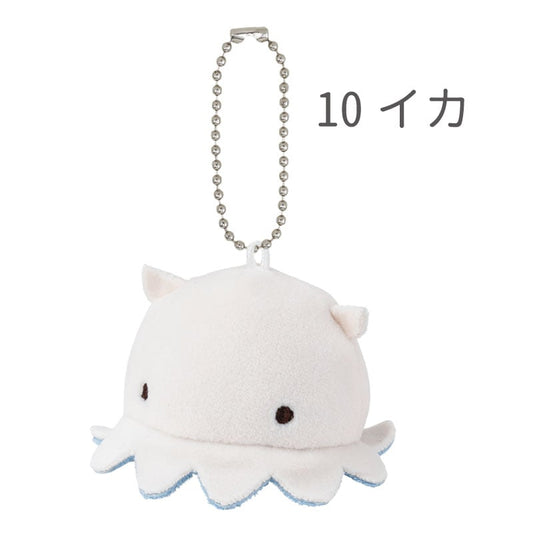 Livheart Marshmallow Aquamie Chain Mascot Squid