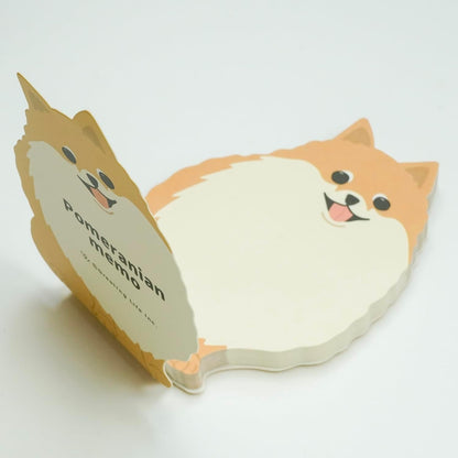 Greeting Life Animal Die Cut Memo Pomeranian ETN-185