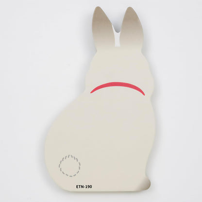 Greeting Life Animal Die Cut Memo Rabbit ETN-190