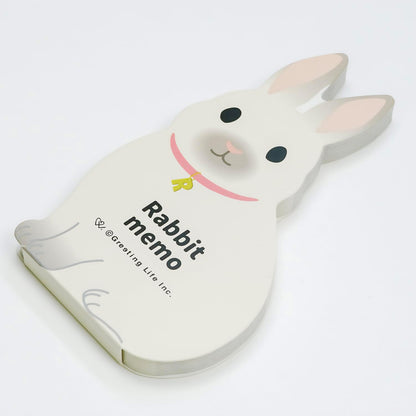 Greeting Life Animal Die Cut Memo Rabbit ETN-190