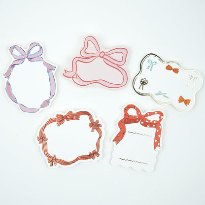 Greeting Life Gift Message Card Pack Ribbon KE-57 Pink