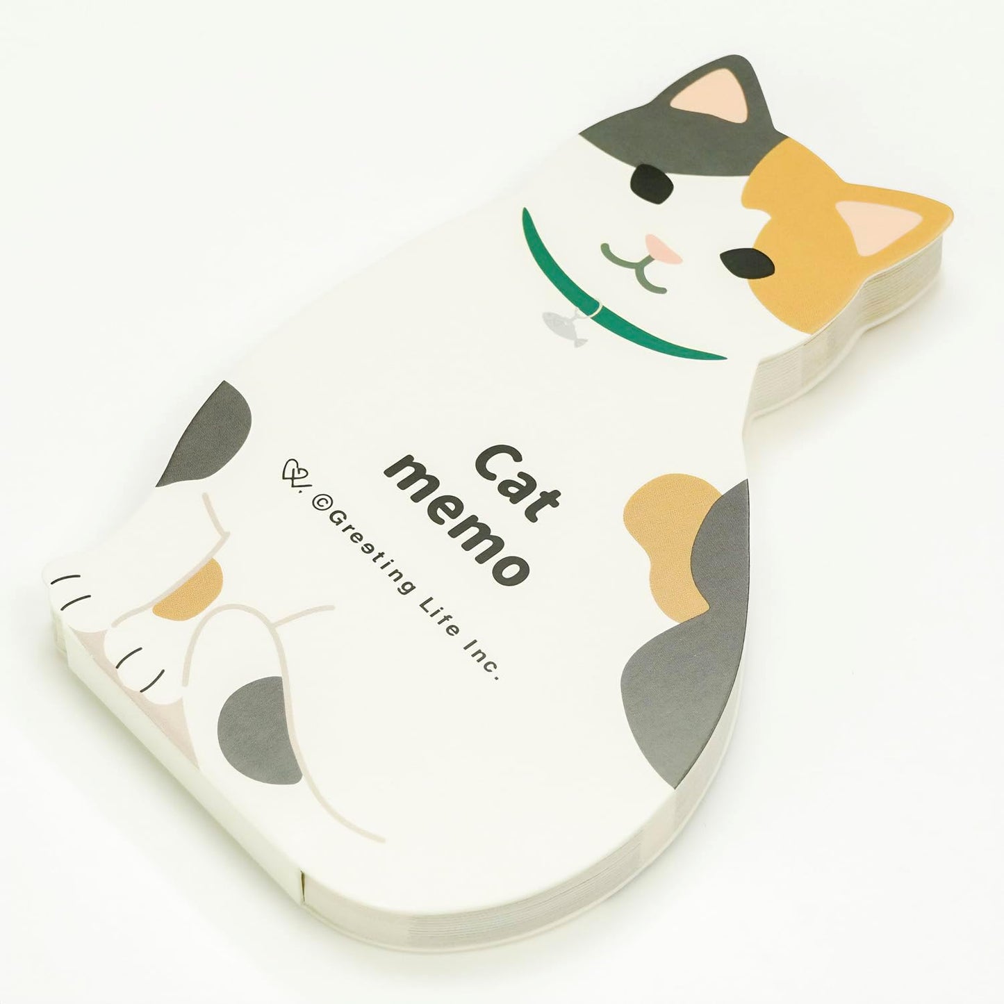 Greeting Life Animal Die-Cut Memo Cat ETN-187