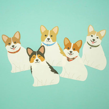 Greeting Life Animal Die-Cut Memo Corgi ETN-183