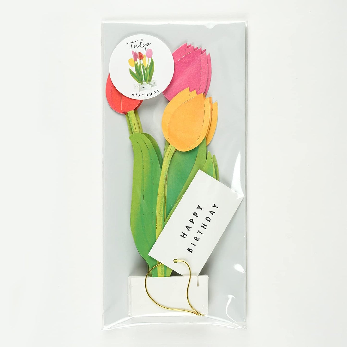 Greeting Life Birthday Blooming Card Tulip KE-31