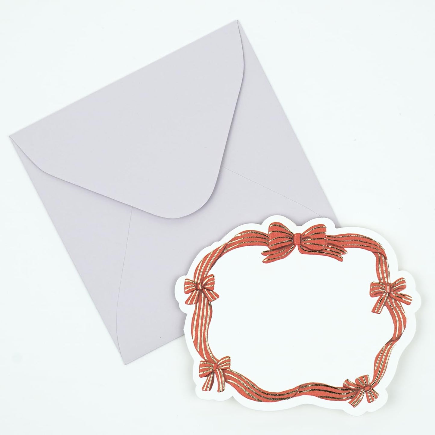 Greeting Life Gift Message Card Pack Ribbon KE-57 Pink