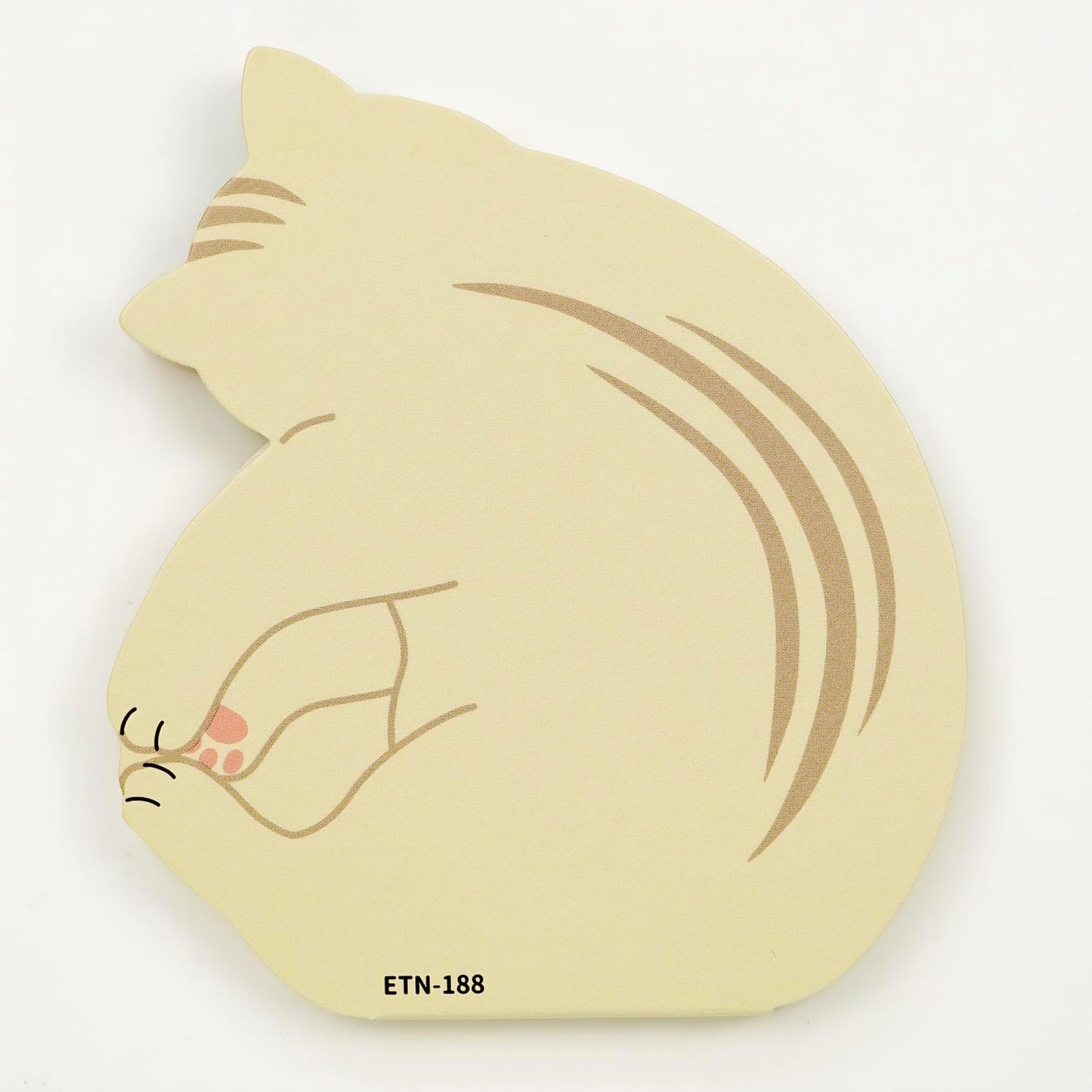 Greeting Life Animal Die-Cut Memo Sleeping Cat ETN-188