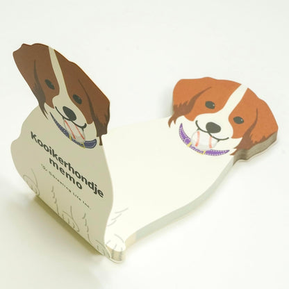 Greeting Life Animal Die-Cut Memo Kooikerhondje ETN-186