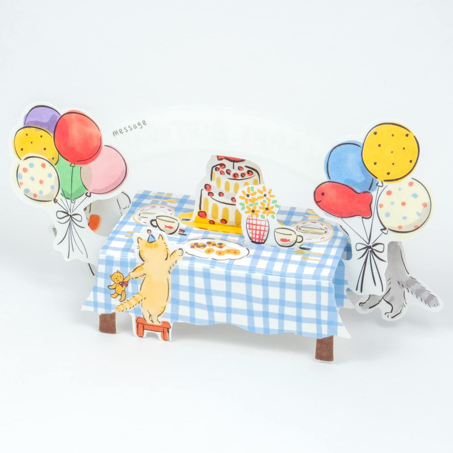 Greeting Life Birthday Table Card Cat KE-34