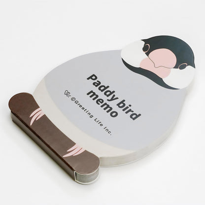 Greeting Life Animal Die-Cut Memo Java Sparrow ETN-189