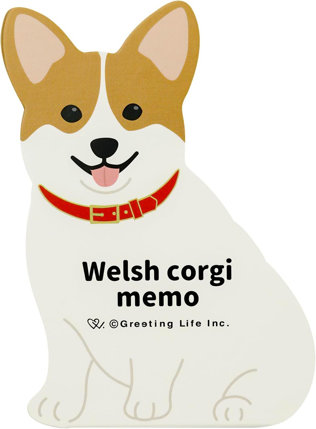 Greeting Life Animal Die-Cut Memo Corgi ETN-183