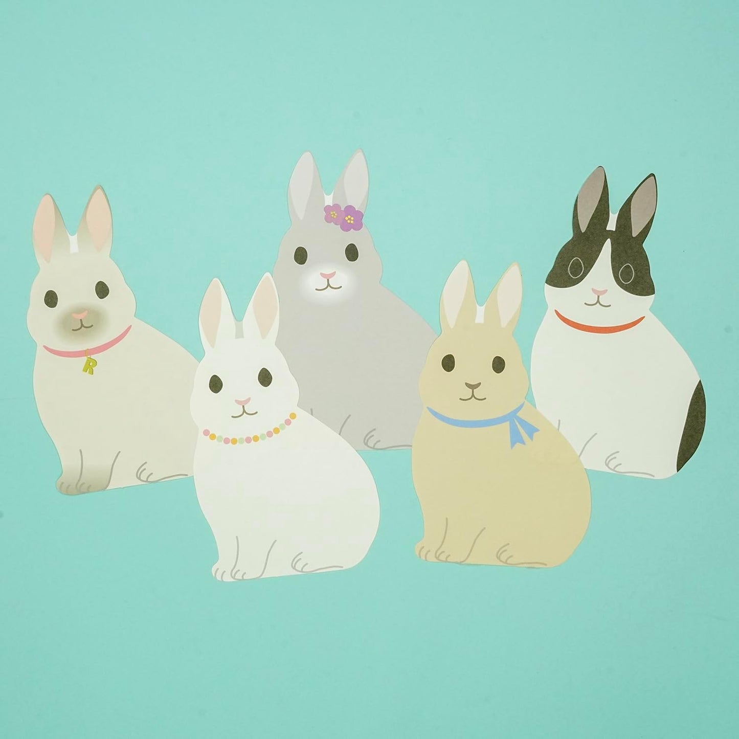 Greeting Life Animal Die Cut Memo Rabbit ETN-190