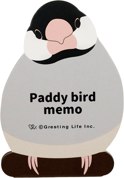 Greeting Life Animal Die-Cut Memo Java Sparrow ETN-189