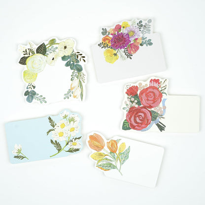 Greeting Life Gift Message Card Pack Flower MA-36 White