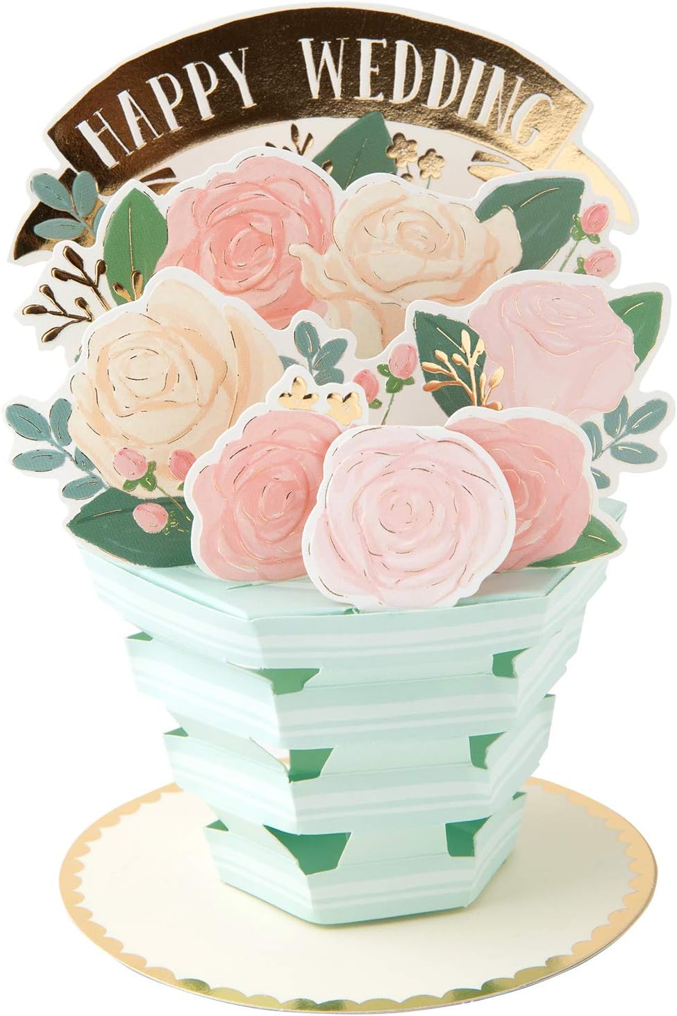 Greeting Life Wedding Card Flower Pot TK-27