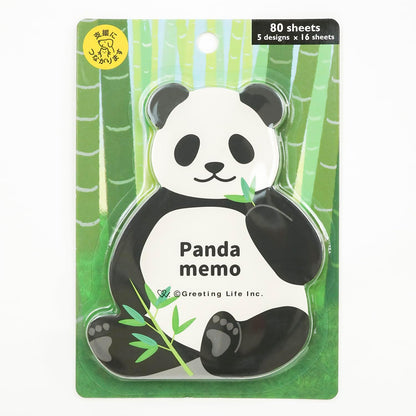 Greeting Life Animal Die Cut Memo Panda ETN-191