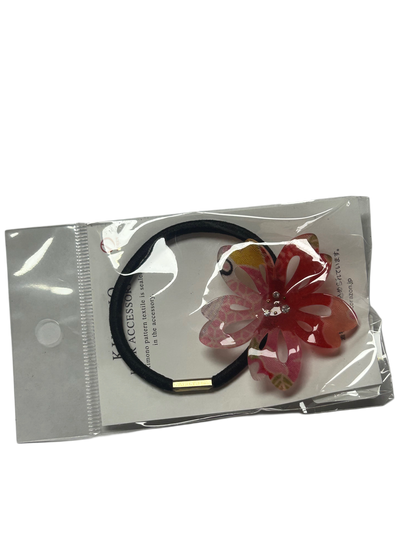 Japanese pattern Flower Japanese style Hair ornament Yukata Red