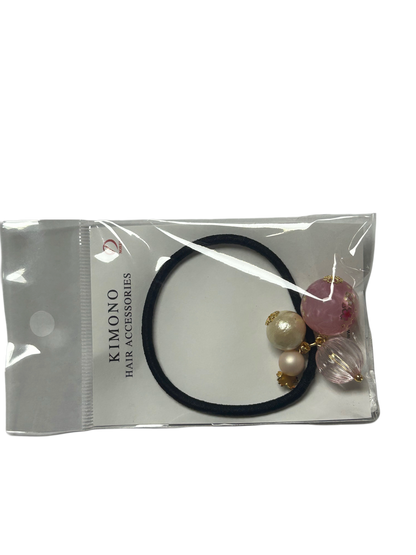 Sakura ball hair rubber peach HD