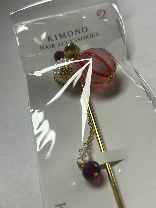 Foam ball hairpin Red HD