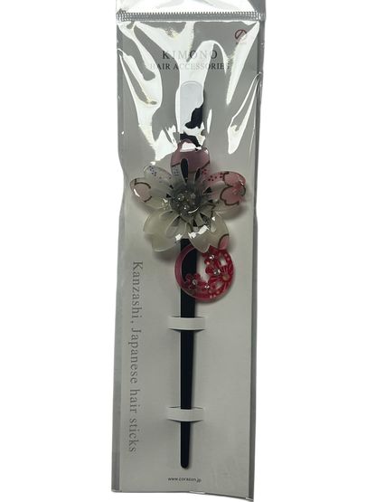 Noren Hair Claw Hair Accessory Hair Stick Pink