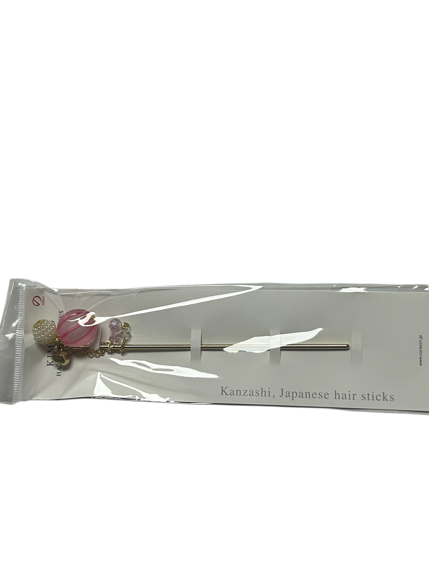 Foam ball hairpin peach HD