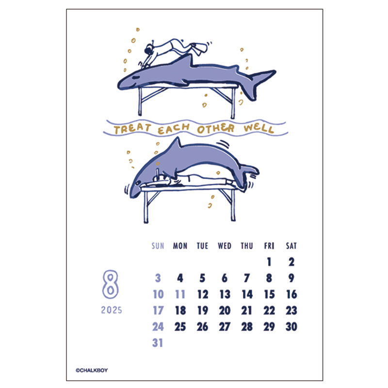 Greeting Life Letterpress Stand Calendar 2025 C-1616-CB