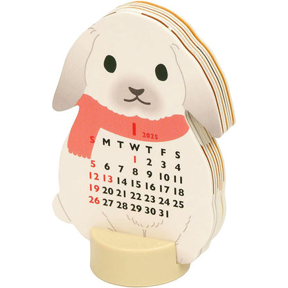 Greeting Life Animal Diecut Calendar Mini 2025 C-1628-ET