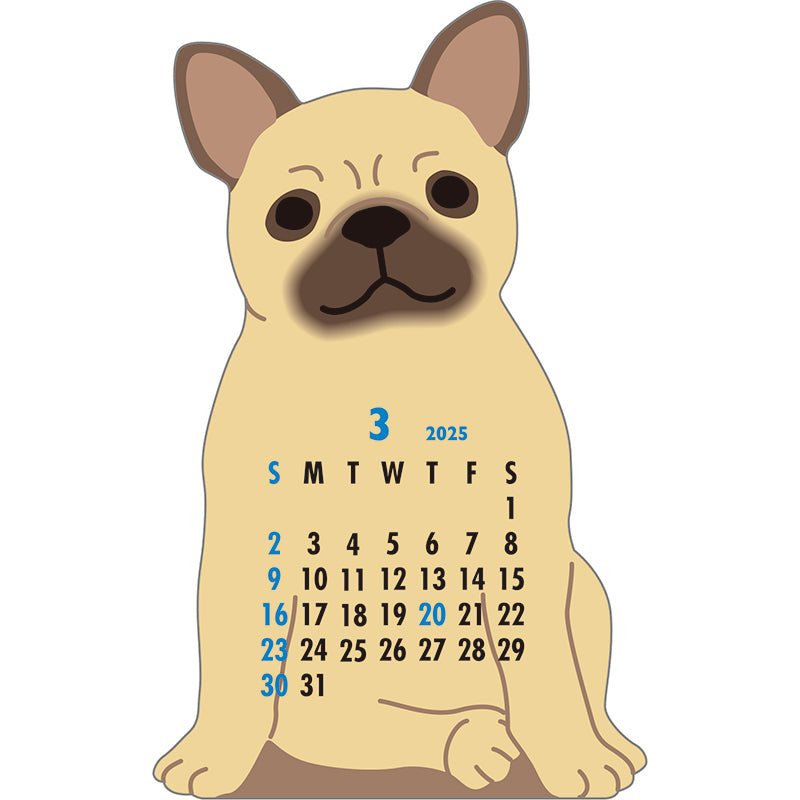 Greeting Life Animal Diecut Calendar 2025 C-1633-ET