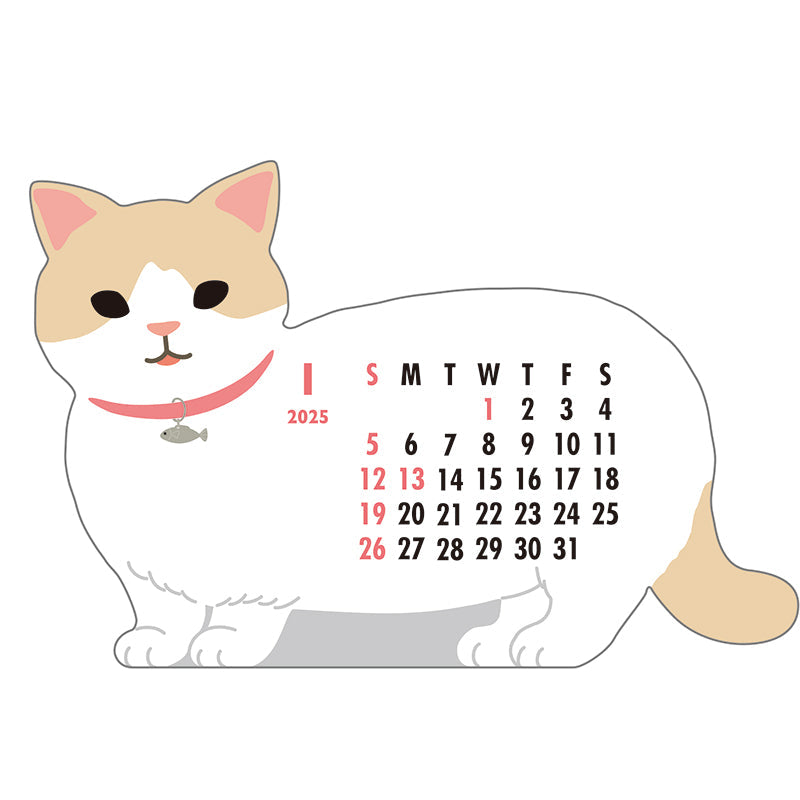 Greeting Life Animal Diecut Calendar 2025 C-1638-ET