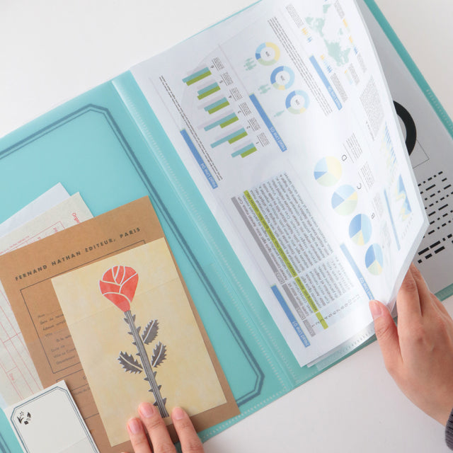 Animal Series A4 Clear Book File Polar Bear GF-541