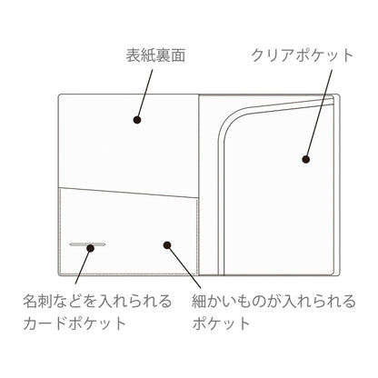 Animal Series A4 Clear Book File Axolotl GF-538