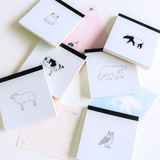 Animal Series Memo Pad Square Frog GF-563