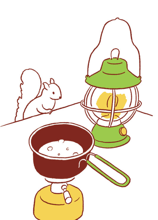 Konno Printing Greeting Card Camping L23S006