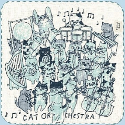 Cat Orchestra Towel Chief