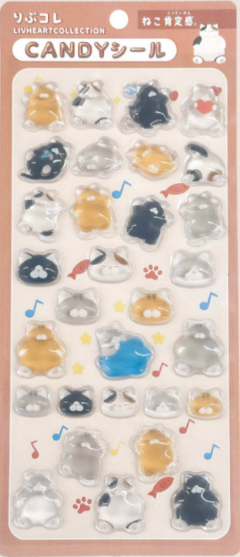 LivHeart Candy Stickers NEKO KOUTEI KAN 41136-03