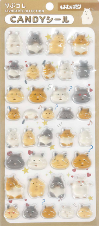 LivHeart Candy Stickers HAMU NIGIRI 41136-06