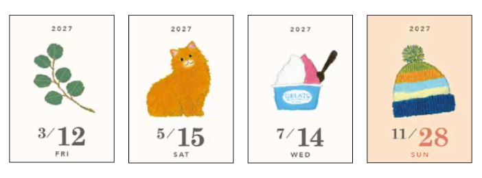 Mini Tear-off Daily Calendar - Yusuke Yonezu