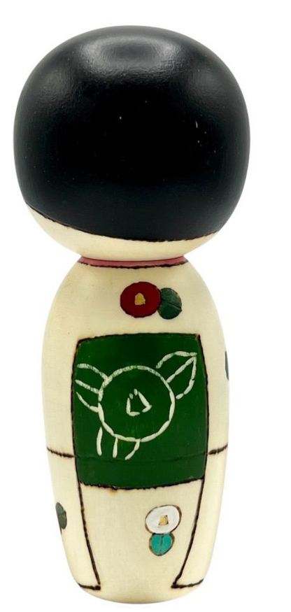Modern Kokeshi Doll by Izumi Oki