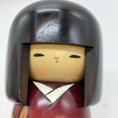 Momiji Kokeshi Doll, by Usaburo