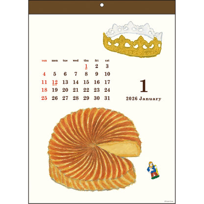 2026 Wall Calendar by Yusuke Yonezu
