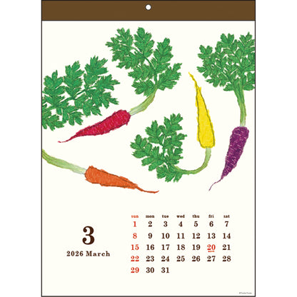 2026 Wall Calendar by Yusuke Yonezu