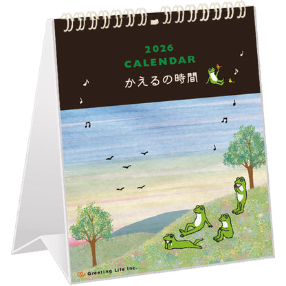 2026 Desk Calendar, Frog Time