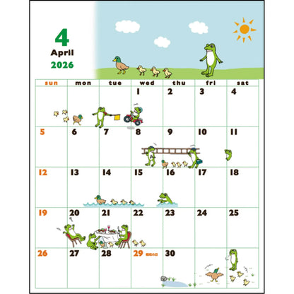2026 Desk Calendar, Frog Time