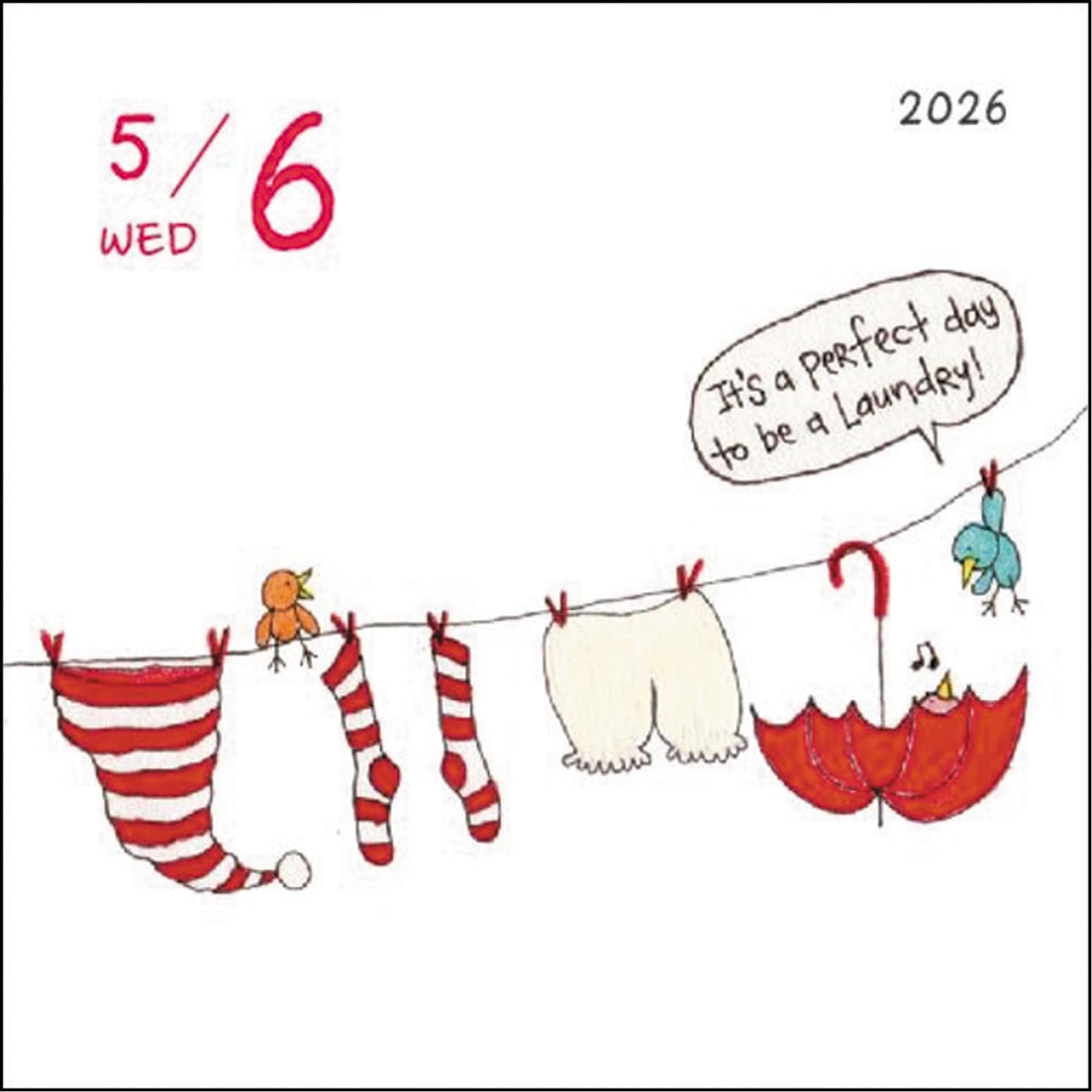 2026 Desk Calendar, Coco-chan, Daily Calendar