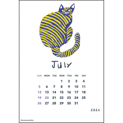 2026 Desk Calendar by Miroco Machiko