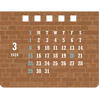 2026 House Box Calendar Barber Shop