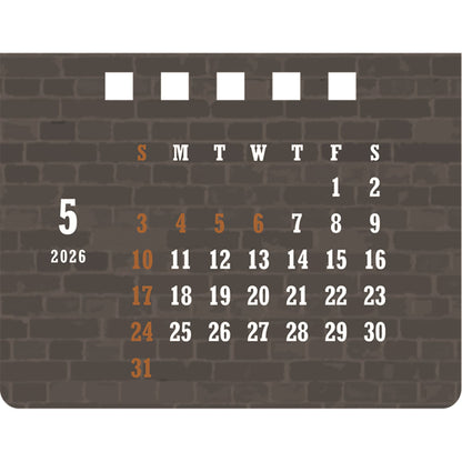 2026 House Box Calendar Barber Shop